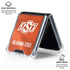 Oklahoma State University Orange Jersey Galaxy Z Flip6 Clear Case